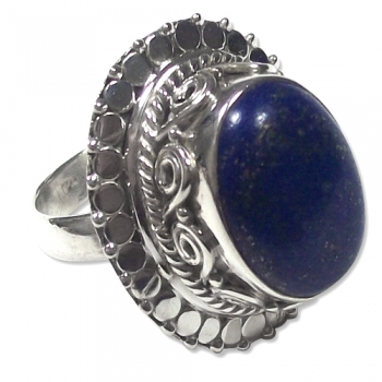 Vintage top design solid silver gemstone ring